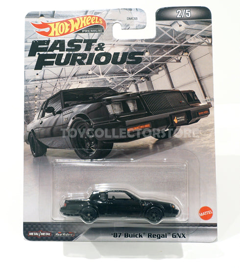Hot Wheels Fast and Furious 87 Buick Regal Grand National GNX Diecast